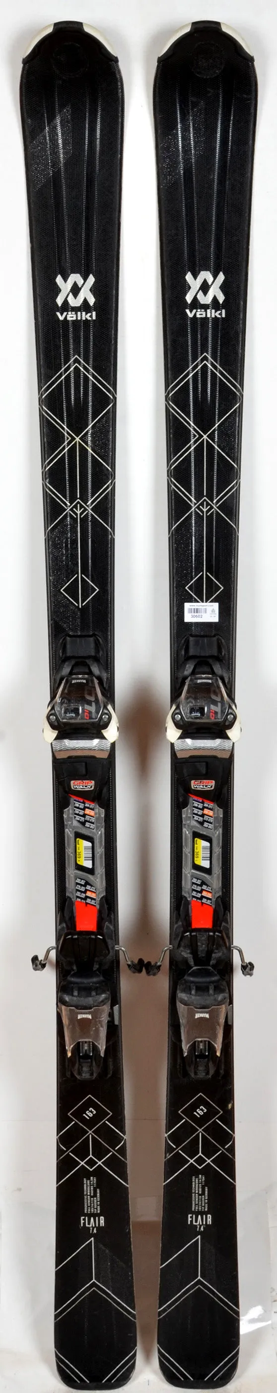 Vlkl FLAIR 7.4 black - skis d'occasion Femme